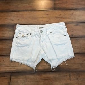 True Religion White shorts